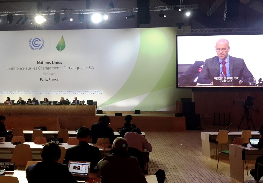 AFB Chair Reports on Fund’s Demand and Effectiveness at Paris Climate Conference