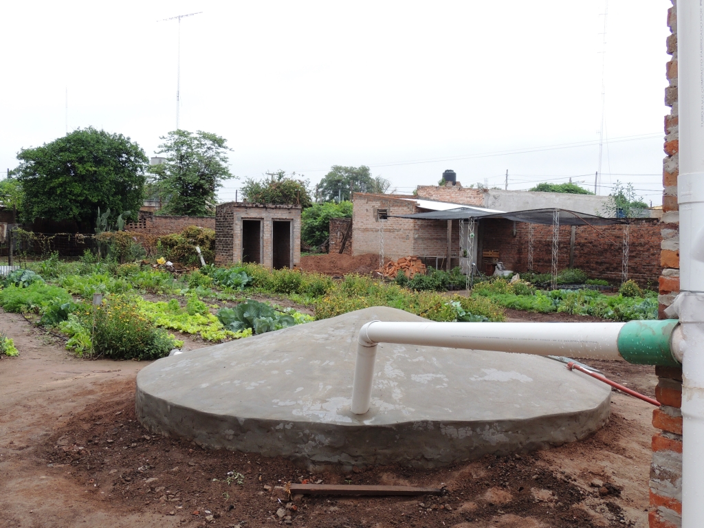 Adaptation Fund project implemented by Unidad para el Cambio Rural (UCAR) aims to increase the adaptive capacity and build climate resilience of small-scale family agricultural producers. Improving access to water by building cisterns is part of this  US$ 4.3 million project. Photo: Adaptation Fund