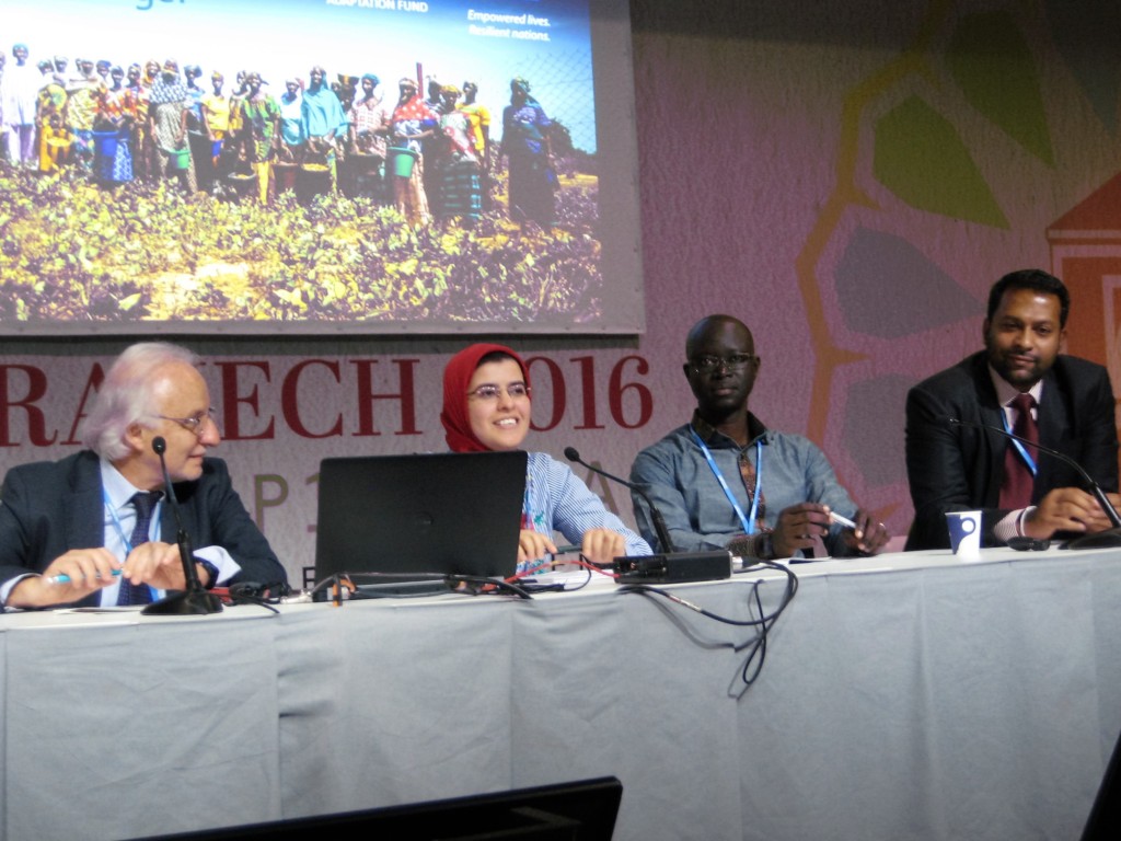 COP22 Adaptation Fund Side Event on Implementing Climate Resilient Community Agricultural Solutions Well-Received