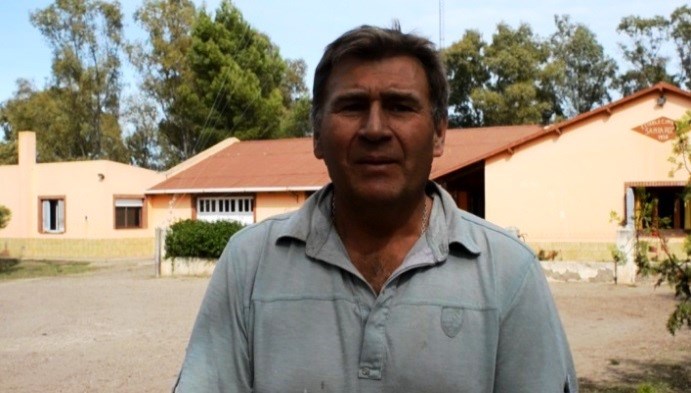Roberto Miller, a farmer in the semi-arid Northern Patagonia region