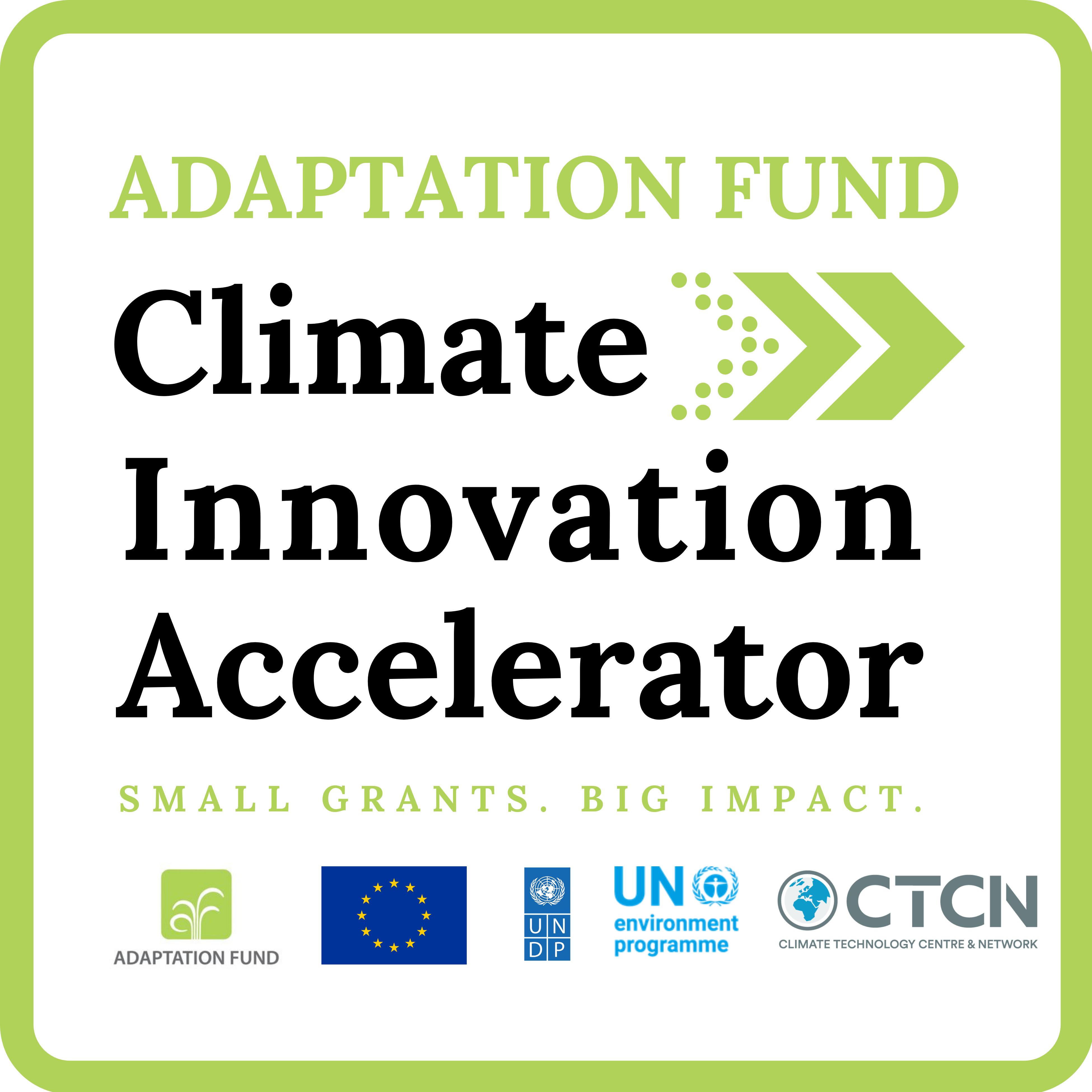 Adaptation Fund Climate Innovation Accelerator AFCIA Adaptation Fund Adaptation Fund Climate Innovation Accelerator AFCIA Adaptation Fund