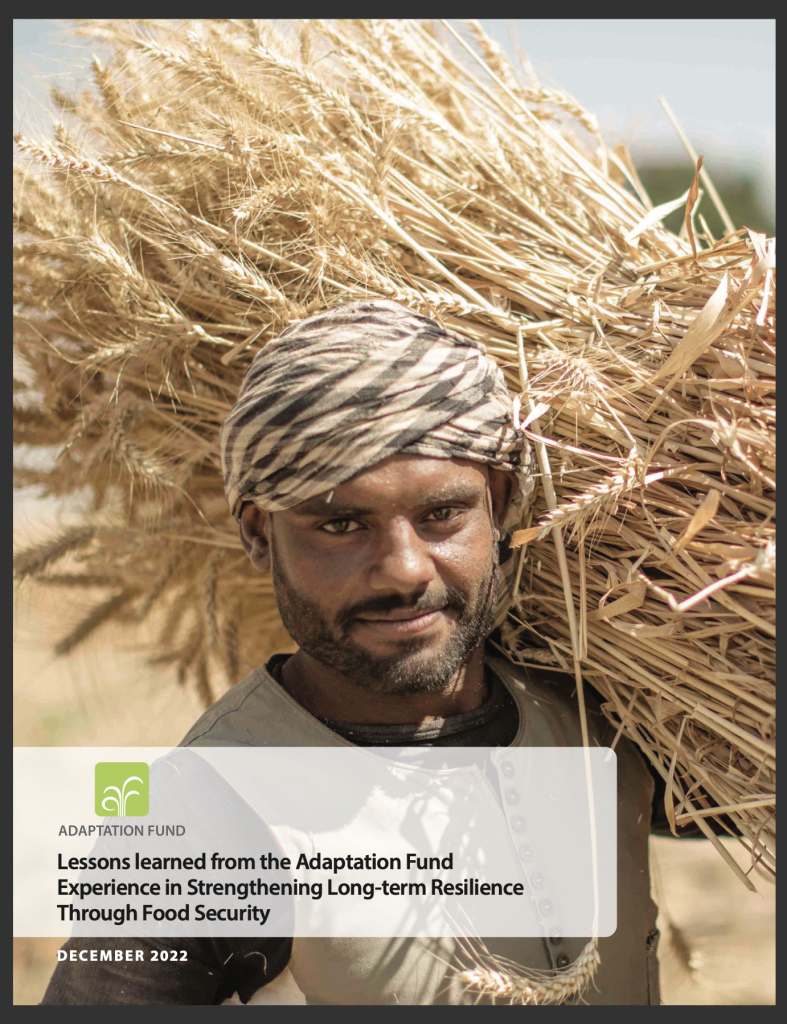 Lessons Learned From The Adaptation Fund Experience In Strengthening 