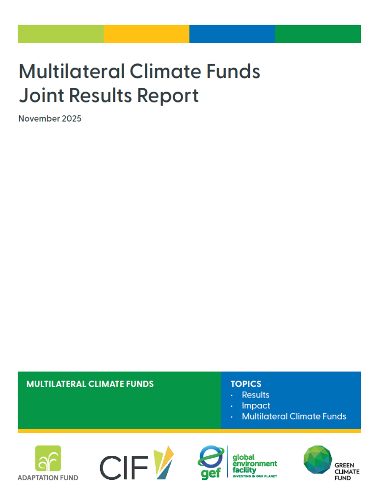 Multilateral Climate Funds Publishes First Joint Results Report ...